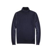 Casual Heren Rollneck Sweater Olymp , Blue , Heren