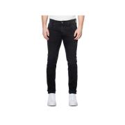 Slim-fit Jeans Replay , Black , Heren