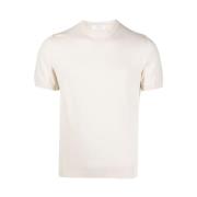 Crèmewitte Katoenen T-shirt Mauro Ottaviani , Beige , Heren