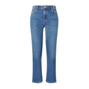 Donkerblauwe Flare Jeans Tory Burch , Blue , Dames