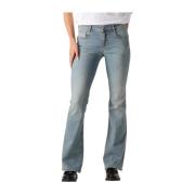 Retro Flared Jeans 1969 D-Ebby Diesel , Blue , Dames