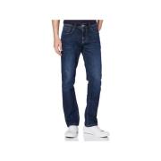 Straight Leg Blauwe Jeans Camel Active , Blue , Heren