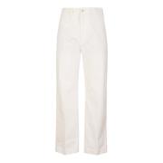 Chino Cropped Ralph Lauren , White , Dames