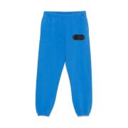 Blauwe Grafische Print Jersey Broek Gallery Dept. , Blue , Heren