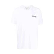 Grafische Print Katoenen T-shirt Iceberg , White , Heren