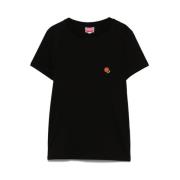 Zwart Crew Neck Korte Mouwen T-shirt Kenzo , Black , Dames