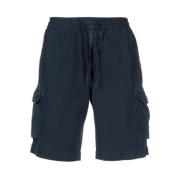 Navy Blauwe Cargo Shorts Circolo 1901 , Blue , Heren