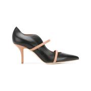 Zwarte Nappa Leren Maureen Pumps Malone Souliers , Black , Dames