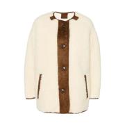 Gevoerde imitatiebontjas Isabel Marant Étoile , Beige , Dames