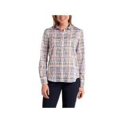 Lange Mouw Blouse 7321 D780 Eterna , Multicolor , Dames