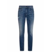 Slim Jeans Austin Used Label-Detail Tommy Hilfiger , Blue , Dames