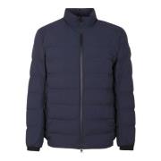 Stretchjas Blauw Donsgevuld Woolrich , Blue , Heren