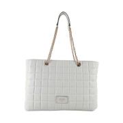 Leren Dames Shopper Tas Wit Strellson , White , Dames