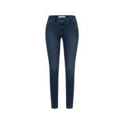 Push Up Cotton Jeans Brax , Blue , Dames