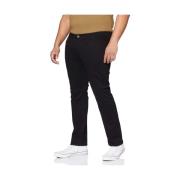 Straight Leg Jeans, Style Chuck Brax , Black , Heren