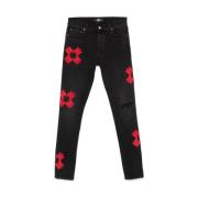 Zwarte Klassieke Knoopsluiting Jeans Amiri , Black , Heren