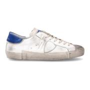 Vintage street style sneaker met spiegeldetails Philippe Model , White...