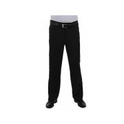 Slim Fit Stoffen Broek Alberto , Black , Heren