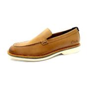 Bruine Leren Schoenen Clarks , Brown , Heren