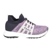 Metalen Veterschoenen UYN , Purple , Dames