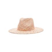 Beige Wide Brim Fedora Hat Ruslan Baginskiy , Beige , Dames