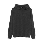 Donkergrijze Cashmere Fleece Hoodie 7 For All Mankind , Gray , Heren