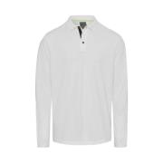 Lange Mouw Polo Shirt Phoenix Brax , White , Heren