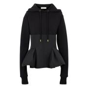 Hoodie MET Contrasterende Nina Ricci , Black , Dames