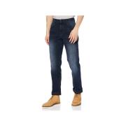 Straight Leg Jeans Camel Active , Blue , Heren