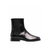 Zwarte Tabi Teen Instap Schoenen Maison Margiela , Black , Dames