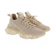 Roségouden Sneakers met Decoratieve Stenen Steve Madden , Beige , Dame...