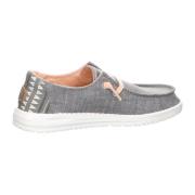 Stijlvolle Veterschoenen Hey Dude , Gray , Dames