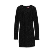 Pailletversierde Zwarte Jurk Staud , Black , Dames