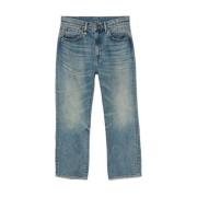 Blauwe Stonewashed Denim Jeans R13 , Blue , Heren