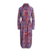 Overhemdjurk in Paisley patroon Ralph Lauren , Purple , Dames