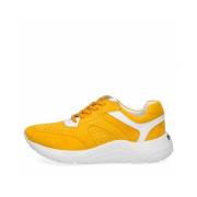 Gele Sneakers Caprice , Yellow , Dames