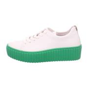 Mode Sneaker Laag Wit Gabor , White , Dames