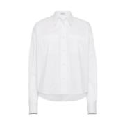 Witte Klassieke Overhemd met Knoopsluiting Brunello Cucinelli , White ...