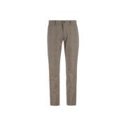 Smart Check Broek Alberto , Brown , Unisex