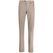 Beige Slim-Fit Broek Canali , Beige , Heren