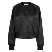 Lurex Bomber MET Polka Nina Ricci , Black , Dames