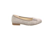 Beige Nubuck Ballerina's Gabor , Beige , Dames