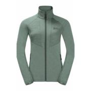 Groene Fleecejas Blattsteig Stijl Jack Wolfskin , Green , Dames