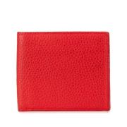 Pre-owned Leather wallets Bottega Veneta Vintage , Red , Dames