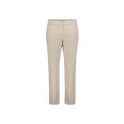 Groene Capri Broek Betty & Co , Beige , Dames