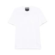 Witte Crew Neck T-shirt Versace Jeans Couture , White , Heren