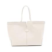 Witte Handtas met Afneembare Pouch Tod's , White , Dames