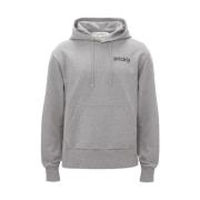 Grafische Print Hoodie JW Anderson , Gray , Heren