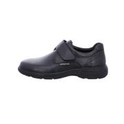 Klassieke heren leren schoenen Mephisto , Black , Heren