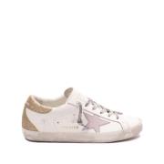 Witte Sneakers met Distressed Finish Golden Goose , White , Dames